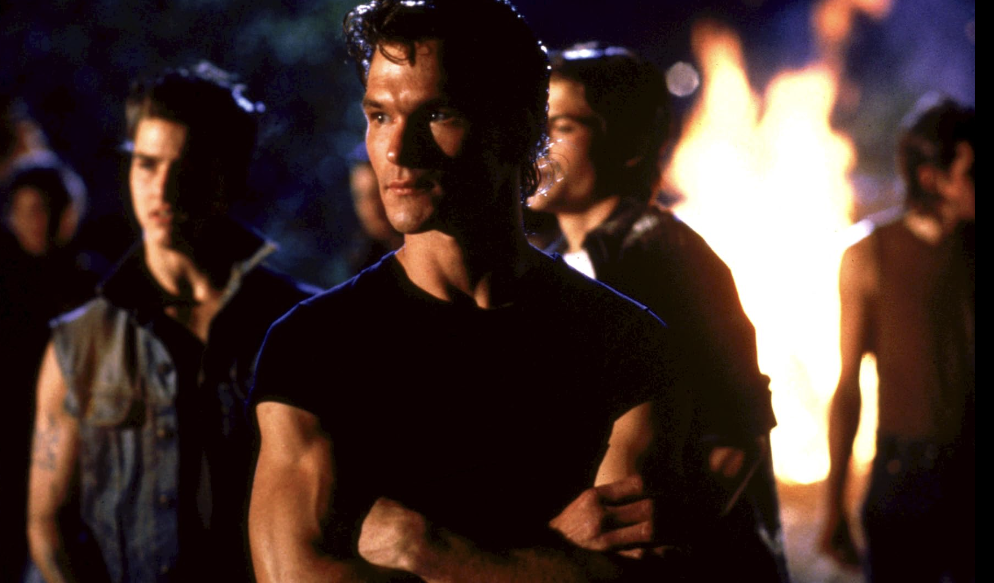 Patrick Swayze in "The Outsiders" from IMDB